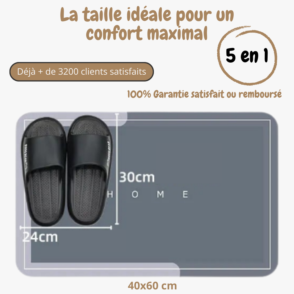 Tapis Bain Diatomite