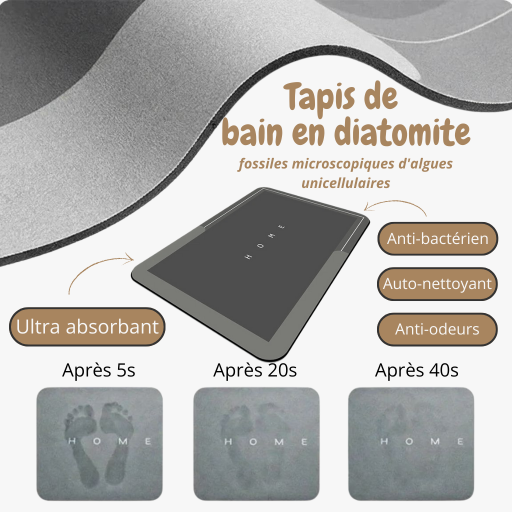 Tapis Bain Diatomite