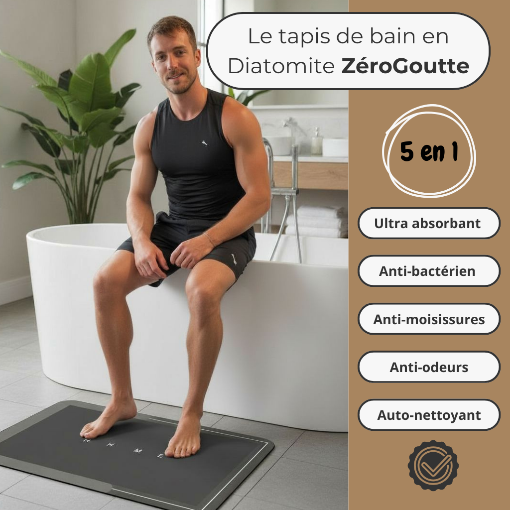 Tapis Bain Diatomite