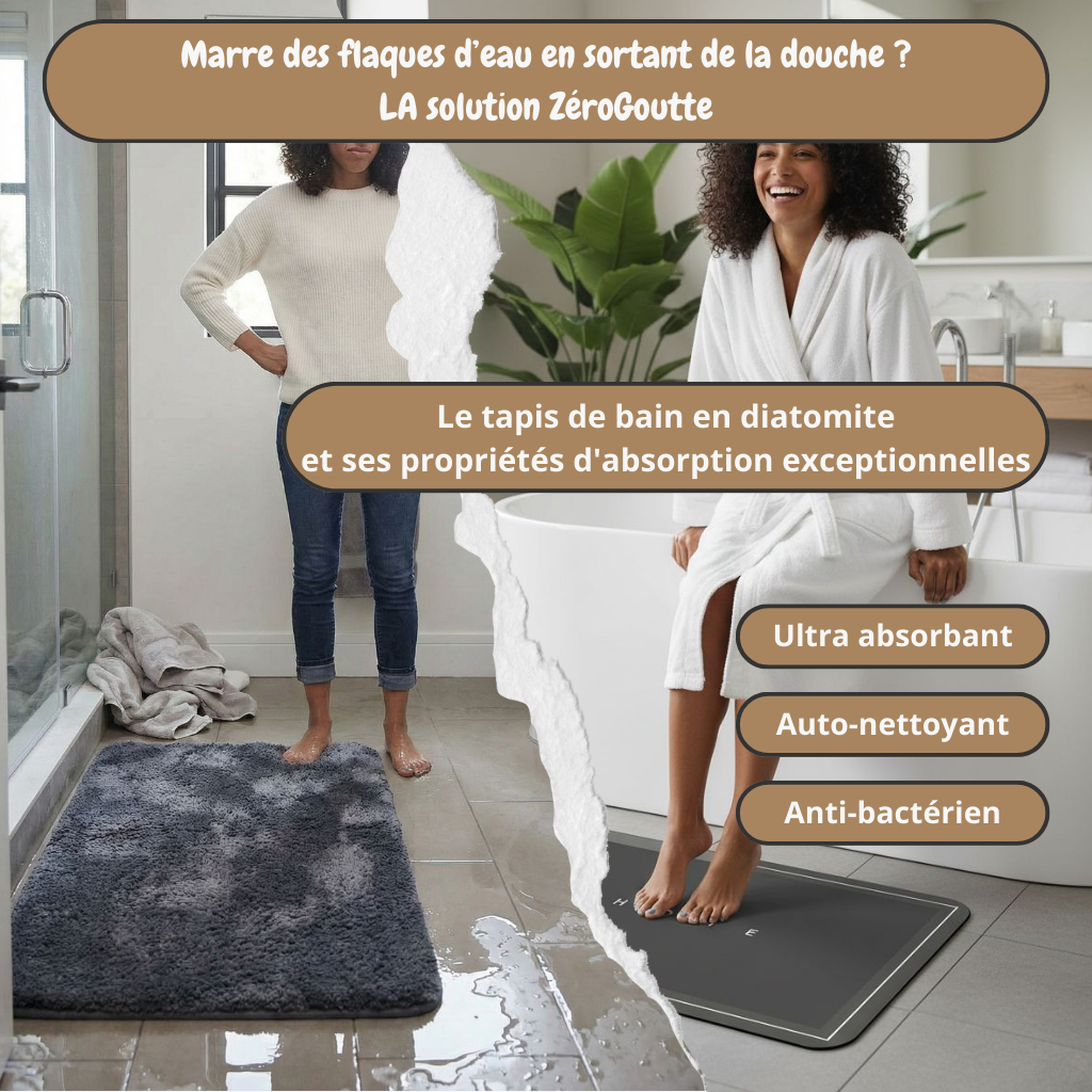 Tapis Bain Diatomite
