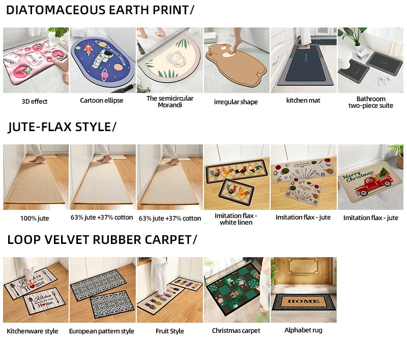 Tapis Bain Diatomite