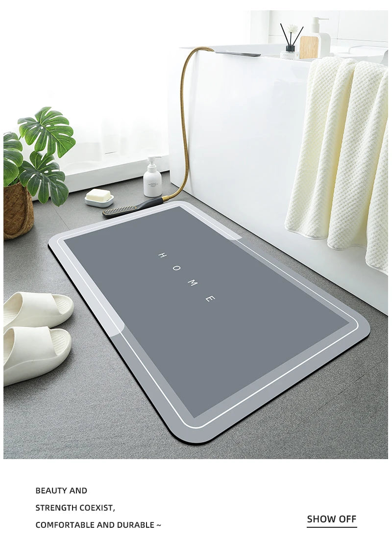 Tapis Bain Diatomite